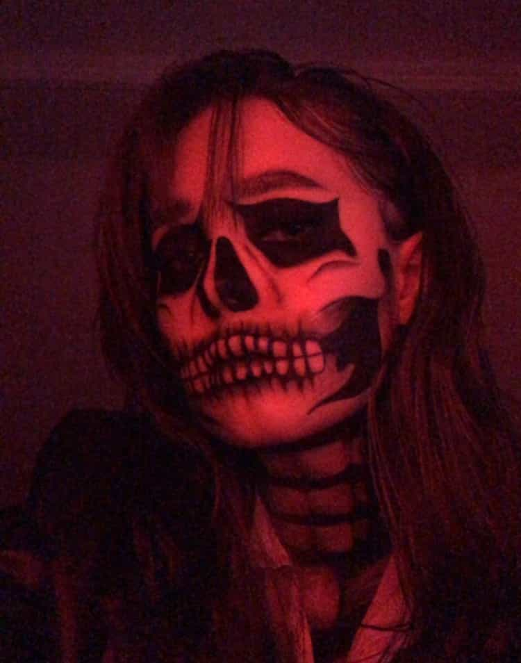 skull make-up