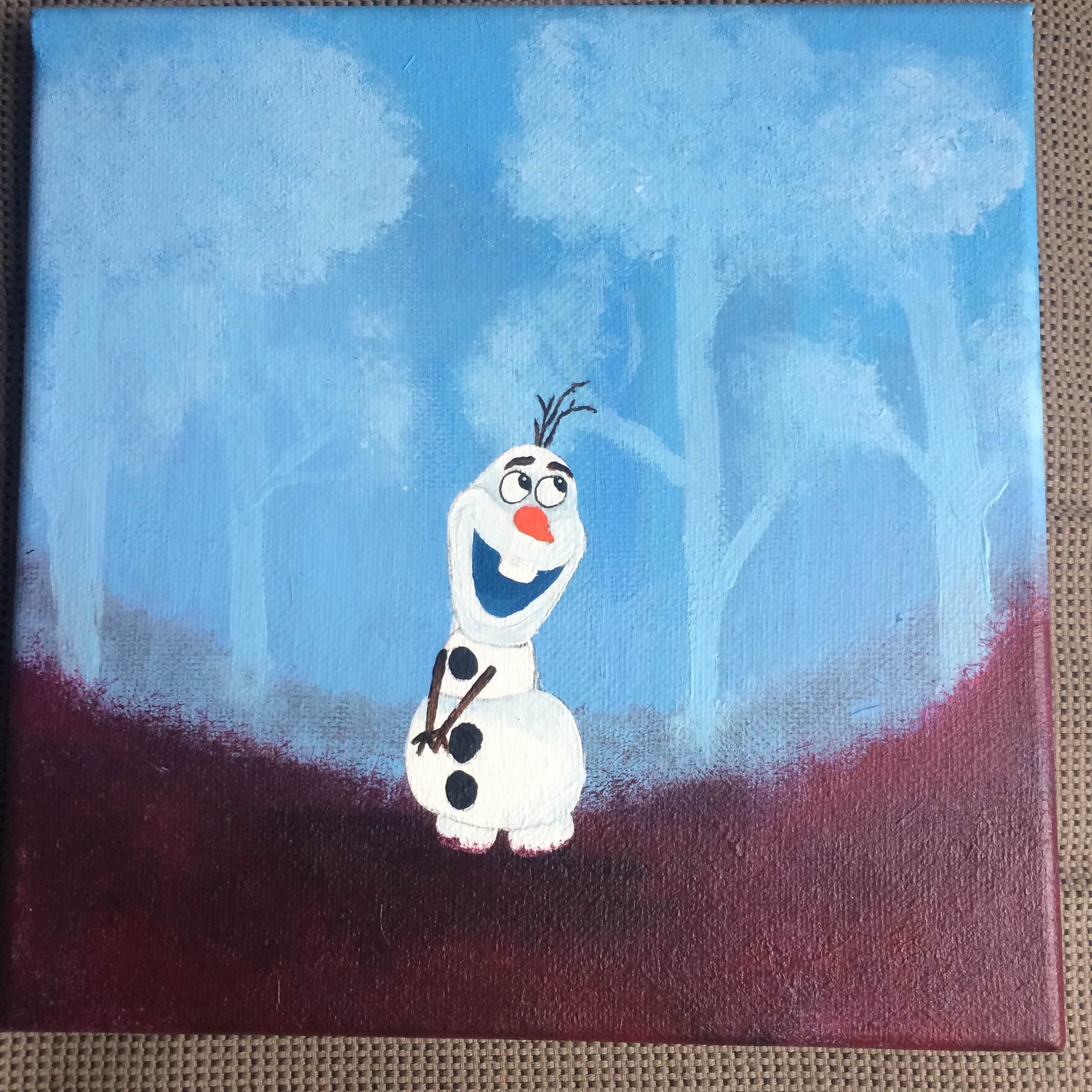 olaf painting